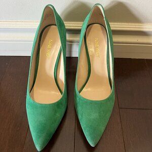 Nine West Jackpot Sued Leather Heels